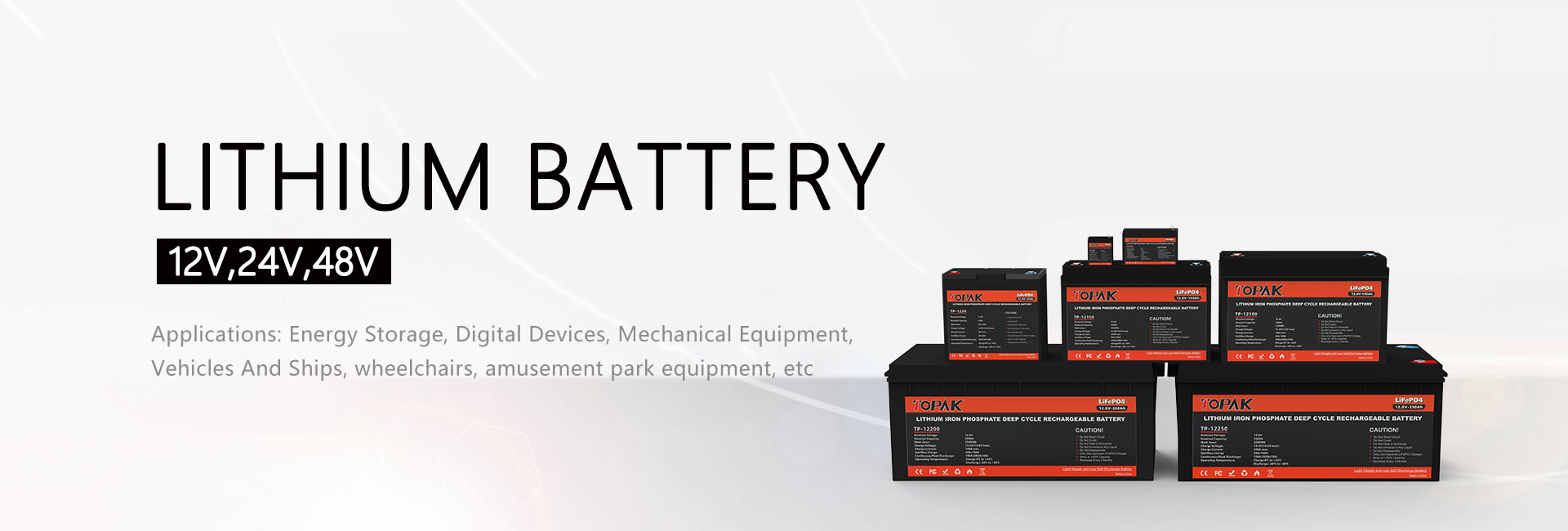 Ainegy Batterie 51.2V 100ah Lithium Iron LiFePO4 Deep Cycle